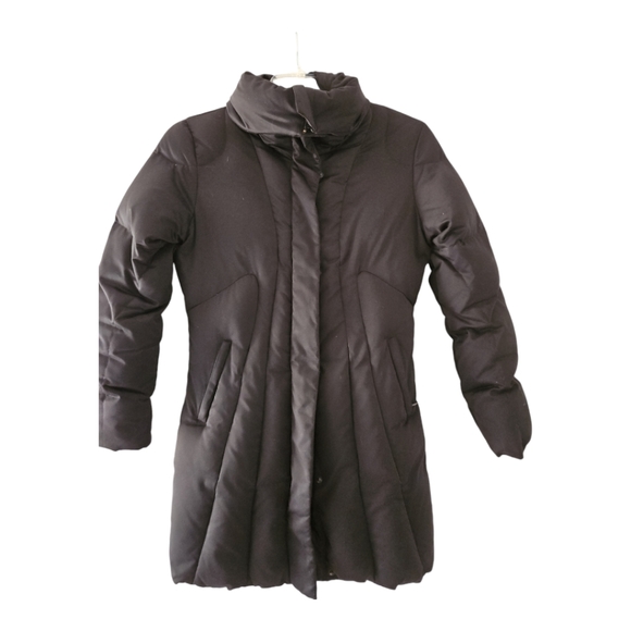 Calvin Klein Jackets & Blazers - Calvin Kleon Down Coat Size XS Black Full 2 Way Zip Pockets